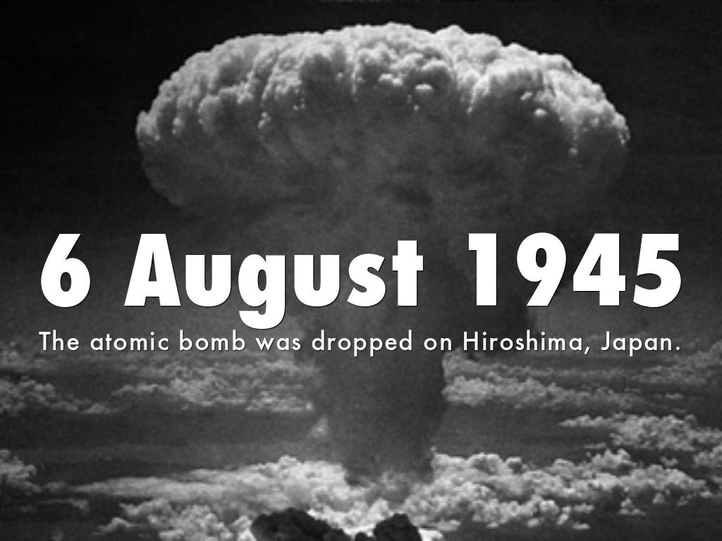 Hiroshima Bombing 75th Anniversary - To Wit