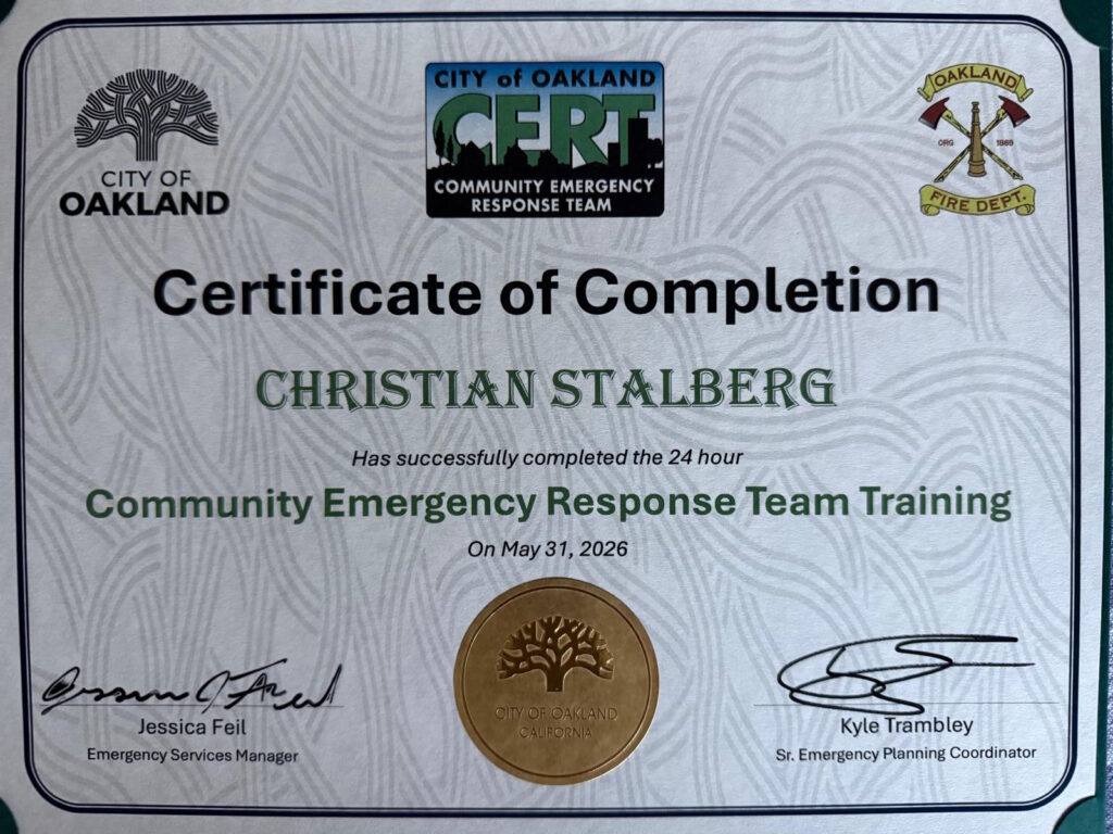 CERT certificate